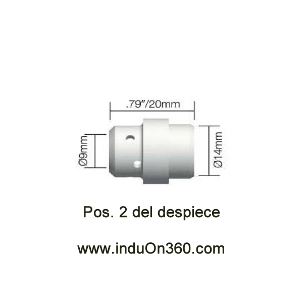 Difusor Cerámico para Antorcha MIG PRO 240 Aire y Agua