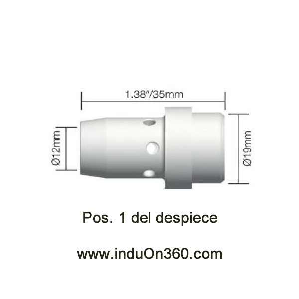 Difusor Cerámico para Antorcha MIG PRO 400A aire