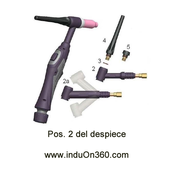 Cuerpo antorcha TIG PRO 17