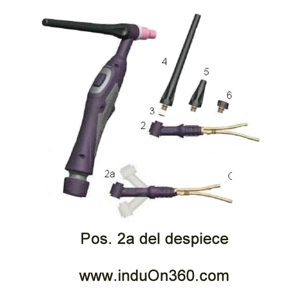 Cuerpo flexible antorcha TIG PRO 20