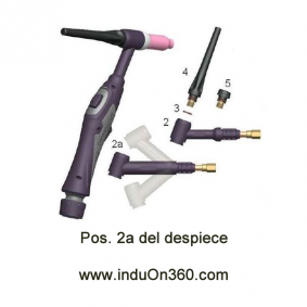 Cuerpo flexible antorcha TIG PRO 17FX