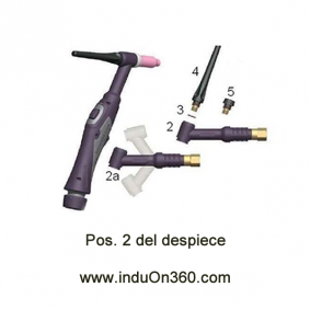 Cuerpo antorcha TIG PRO 26