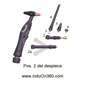 Cuerpo antorcha TIG PRO 9