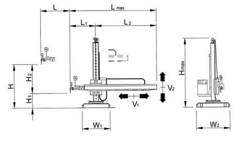 Dimensiones columnas de soldadura